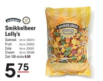 Sligro Smikkelbeer Lolly's aanbieding