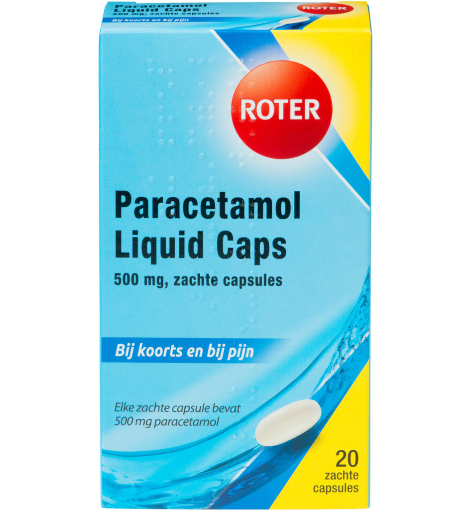 Roter paracetamol 500 mg (20lica) aanbieding bij