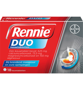 Drogisterij.net Rennie duo (18tb) aanbieding