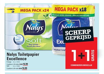 Sligro Nalys Toiletpapier Excellence aanbieding