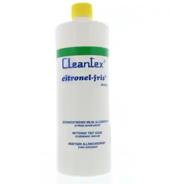 Drogisterij.net Cleantex citronel fris (1000ml) aanbieding