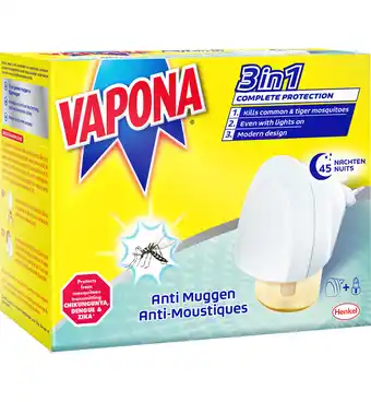 Drogisterij.net Vapona anti mug stekker 45 nachten (1st) aanbieding