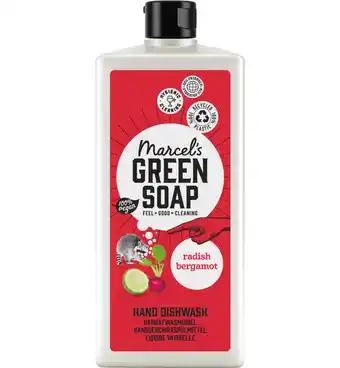 Drogisterij.net Marcel's green soap afwasmiddel radijs & bergamot (500ml) aanbieding