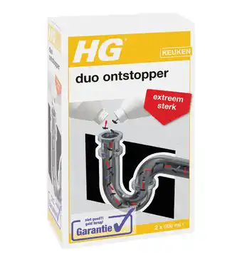 Drogisterij.net Hg duo ontstopper 2 x 500ml (1st) aanbieding