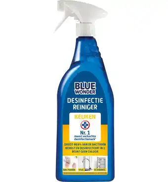 Drogisterij.net Blue wonder desinfectie reiniger keuken spray (750 ml) aanbieding