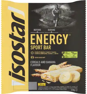 Drogisterij.net Isostar reep banaan 3 x 40 gram (3x40g) aanbieding