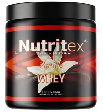 Drogisterij.net Nutritex whey proteine vanille (300g) aanbieding