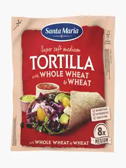Flink Santa maria tortilla wraps volkoren medium 8st 320g aanbieding