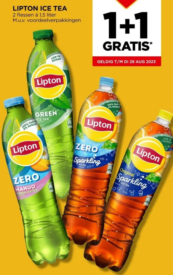 Lipton ice tea aanbieding bij Jumbo