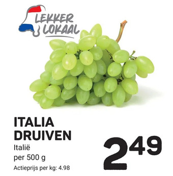 Ekoplaza Italia druiven aanbieding