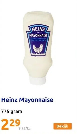 Action Heinz mayonnaise aanbieding