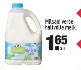 ALDI Milsani verse halfvolle melk aanbieding