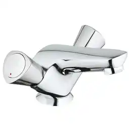 Sanitairwinkel.nl Grohe costa s wastafelkraan met waste inclusief gegoten uitloop chroom tweedekans aanbieding