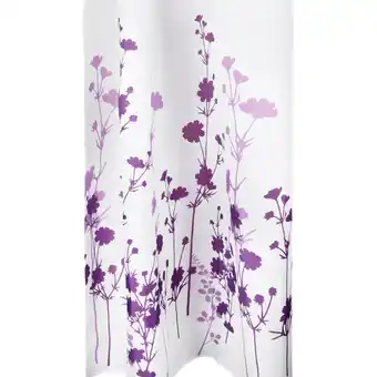 Sanitairwinkel.nl Differnz douchegordijn folia polyester 180x200cm violet aanbieding