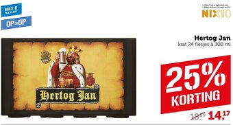 Coop Hertog Jan krat 24 flesjes à 300 ml aanbieding