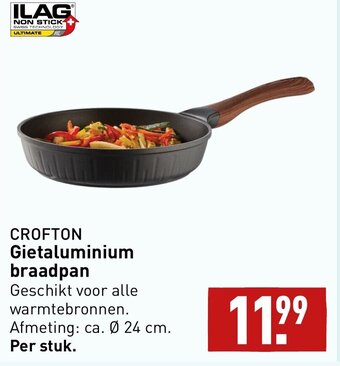 ALDI CROFTON Gietaluminium braadpan aanbieding