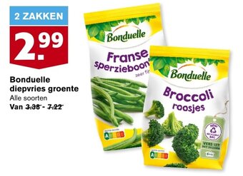 Hoogvliet Bonduelle diepvries groente aanbieding