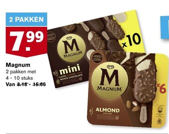 Hoogvliet Magnum 2 pakken aanbieding