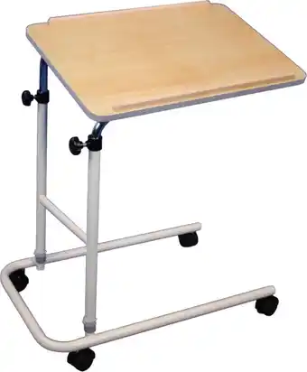 Bol.com Aidapt bedtafel met wielen - verstelbaar blad - 60x40x67 cm aanbieding