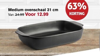 Hoogvliet Medium ovenschaal 31 cm aanbieding