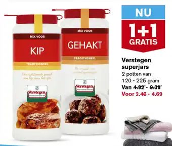 Hoogvliet Verstegen superjars 2*120-225g aanbieding