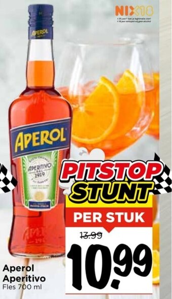 Vomar Voordeelmarkt Aperol Aperitivo Fles 700 ml aanbieding