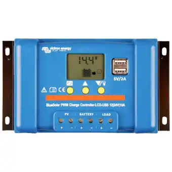 Conrad Victron energy blue-solar pwm-lcd&usb solar laadregelaar pwm 12 v, 24 v 20 a aanbieding