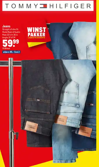 Makro TOMMY HILFIGER Jeans 32-36 in lengte 32-34 aanbieding