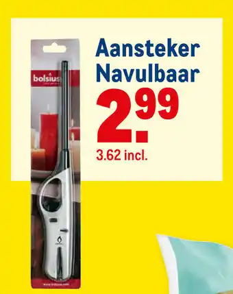 Makro Aansteker Navulbaar aanbieding