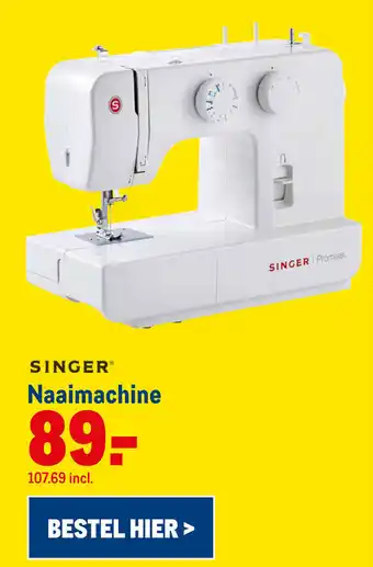 Makro SINGER Naaimachine aanbieding