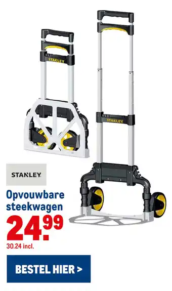 Makro STANLEY Opvouwbare steekwagen aanbieding