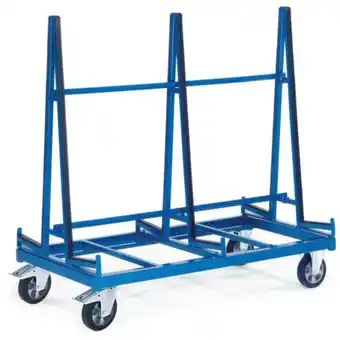 Conrad Rollcart 11-1278 platenwagen staal poedercoating laadvermogen (max.): 1200 kg aanbieding