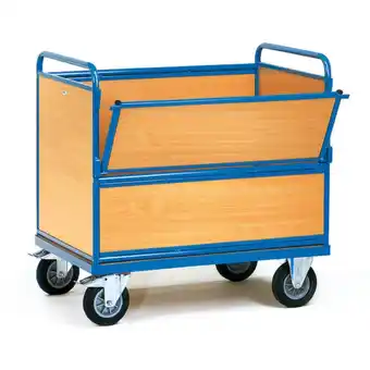 Conrad Fetra 2872 bakwagen staal poedercoating laadvermogen (max.): 500 kg aanbieding