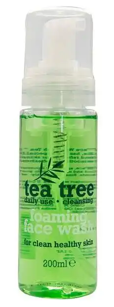 De Online Drogist Deonlinedrogist.nl tea tree face wash schuimend 200ml aanbieding