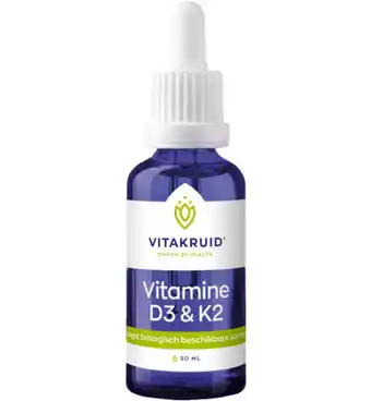 Drogisterij.net Vitakruid vitamine d3 & k2 (10ml) aanbieding