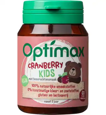 Drogisterij.net Optimax kinder cranberry beer (60kt) aanbieding