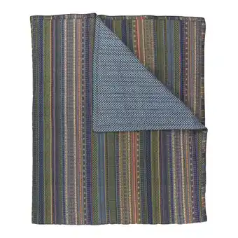 fonQ Pip studio ribbon sprei 180 x 260 cm - blauw/groen aanbieding