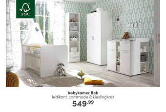 Baby & Tiener babykamer Bob aanbieding