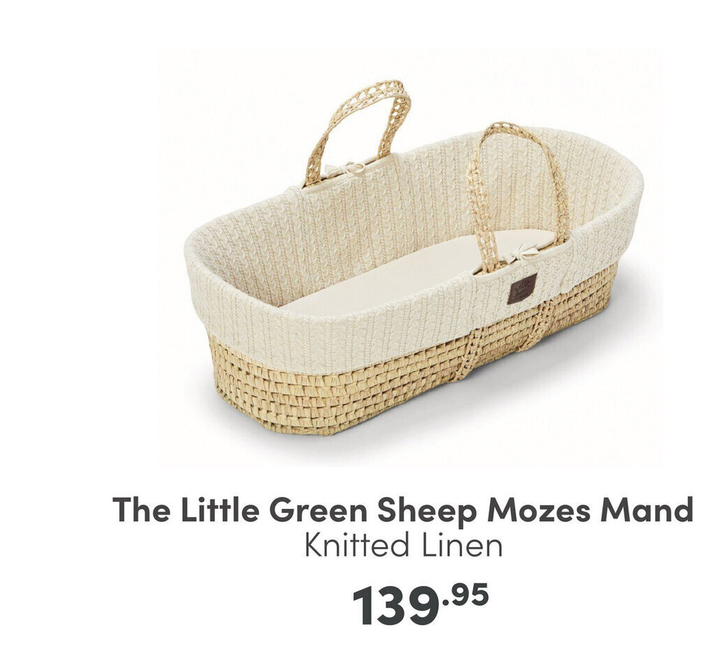 The Little Green Sheep Mozes Mand aanbieding bij Baby & Tiener