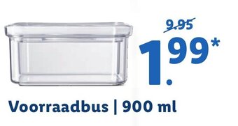 Lidl Voorraadbus | 900 ml aanbieding