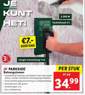 Lidl III PARKSIDEⓇ Behangstomer aanbieding