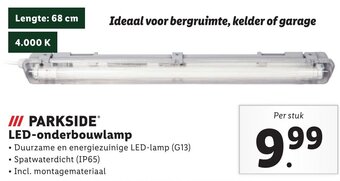 Lidl III PARKSIDEⓇ LED-onderbouwlamp aanbieding