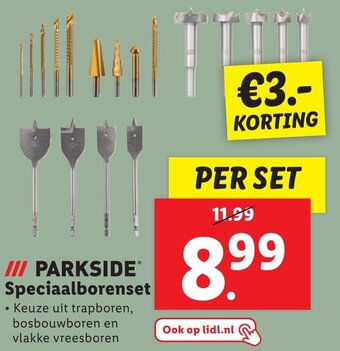 Lidl III PARKSIDE Speciaalborenset aanbieding