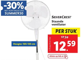 Lidl SILVERCRESTⓇ Staande ventilator aanbieding