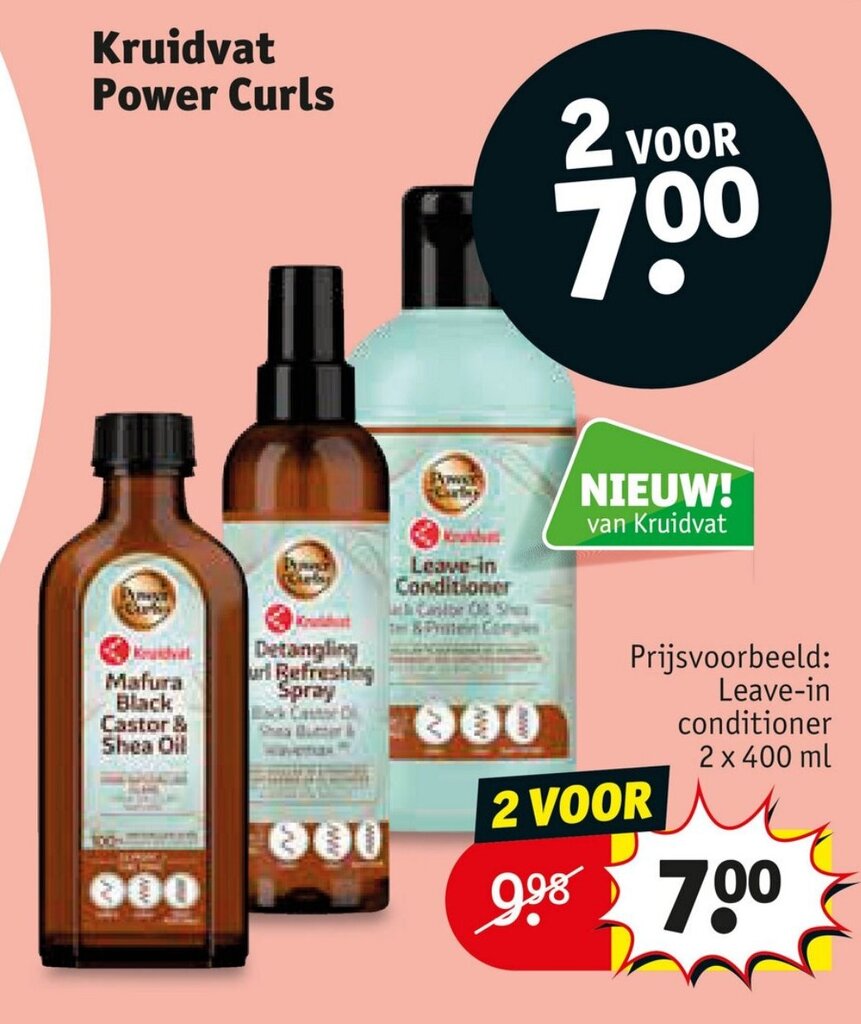 Kruidvat Power Curls aanbieding bij Kruidvat