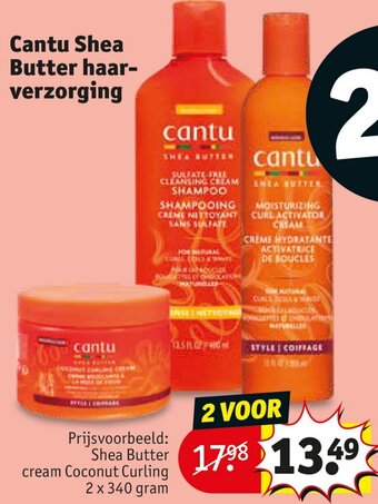 Kruidvat Cantu Shea Butter haar- verzorging aanbieding