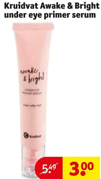 Kruidvat Kruidvat Awake & Bright under eye primer serum aanbieding