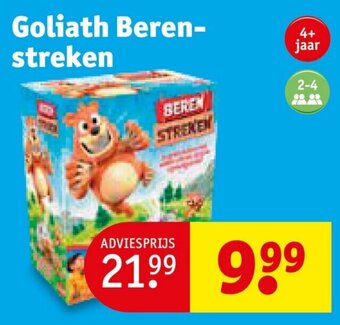 Kruidvat Goliath Beren-streken aanbieding