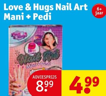 Kruidvat Love & Hugs Nail Art 6+ Mani + Pedi aanbieding