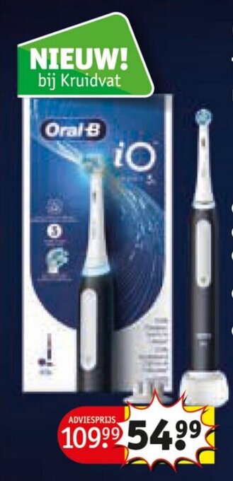 Kruidvat Oral-B i0 elektrische tandenborstel i03 Matt Black aanbieding